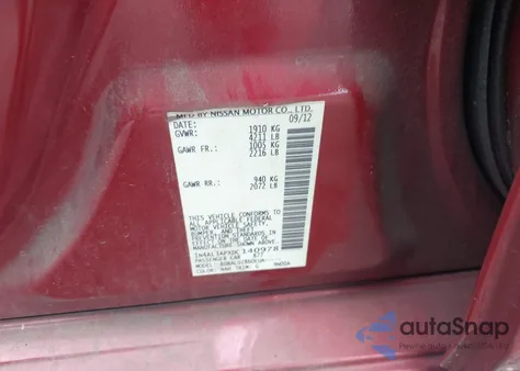 2013 Nissan Altima 2.5 Sv из США, поврежденный, VIN 1N4AL3APXDC140978